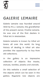 Mobile Screenshot of gallery-lemaire.com